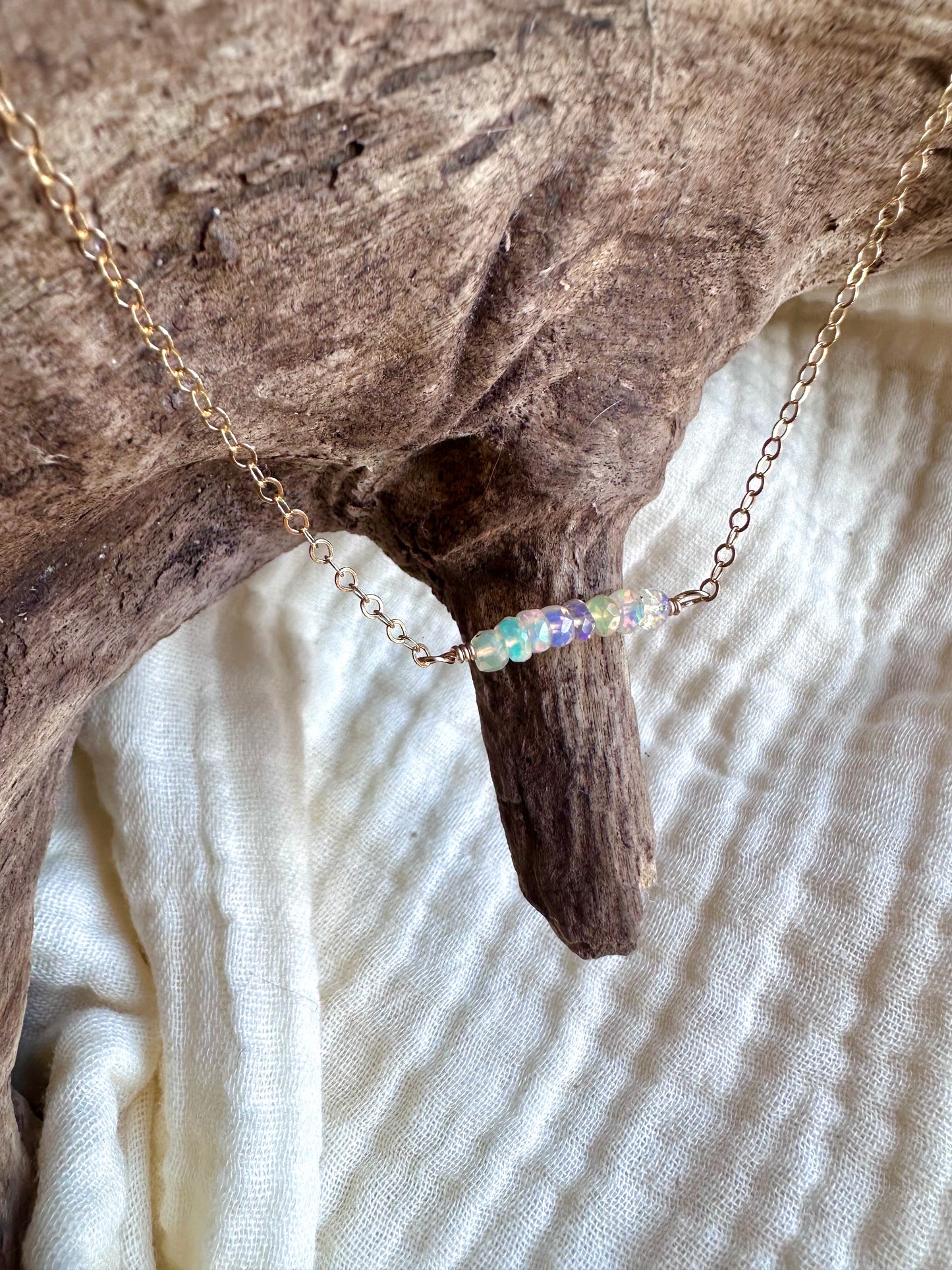 Ethiopian Opal Necklace