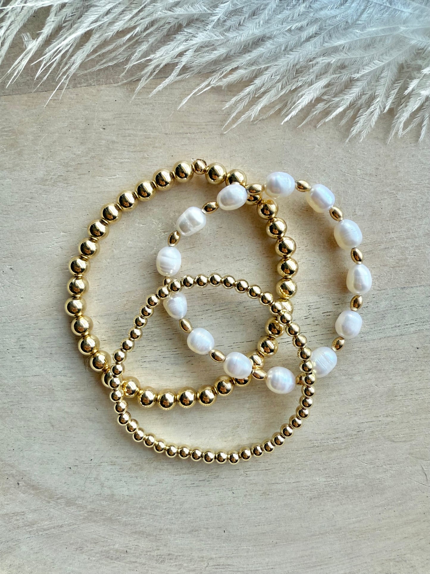 Classic 6mm Metal Beaded Bracelet