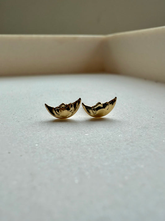 Moon Face Studs