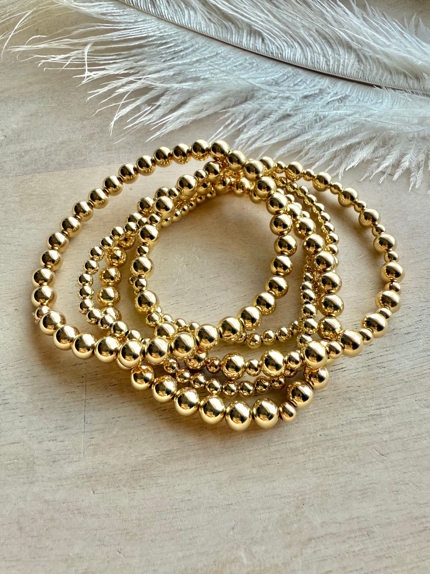 Bubble Metal Beaded Bracelet