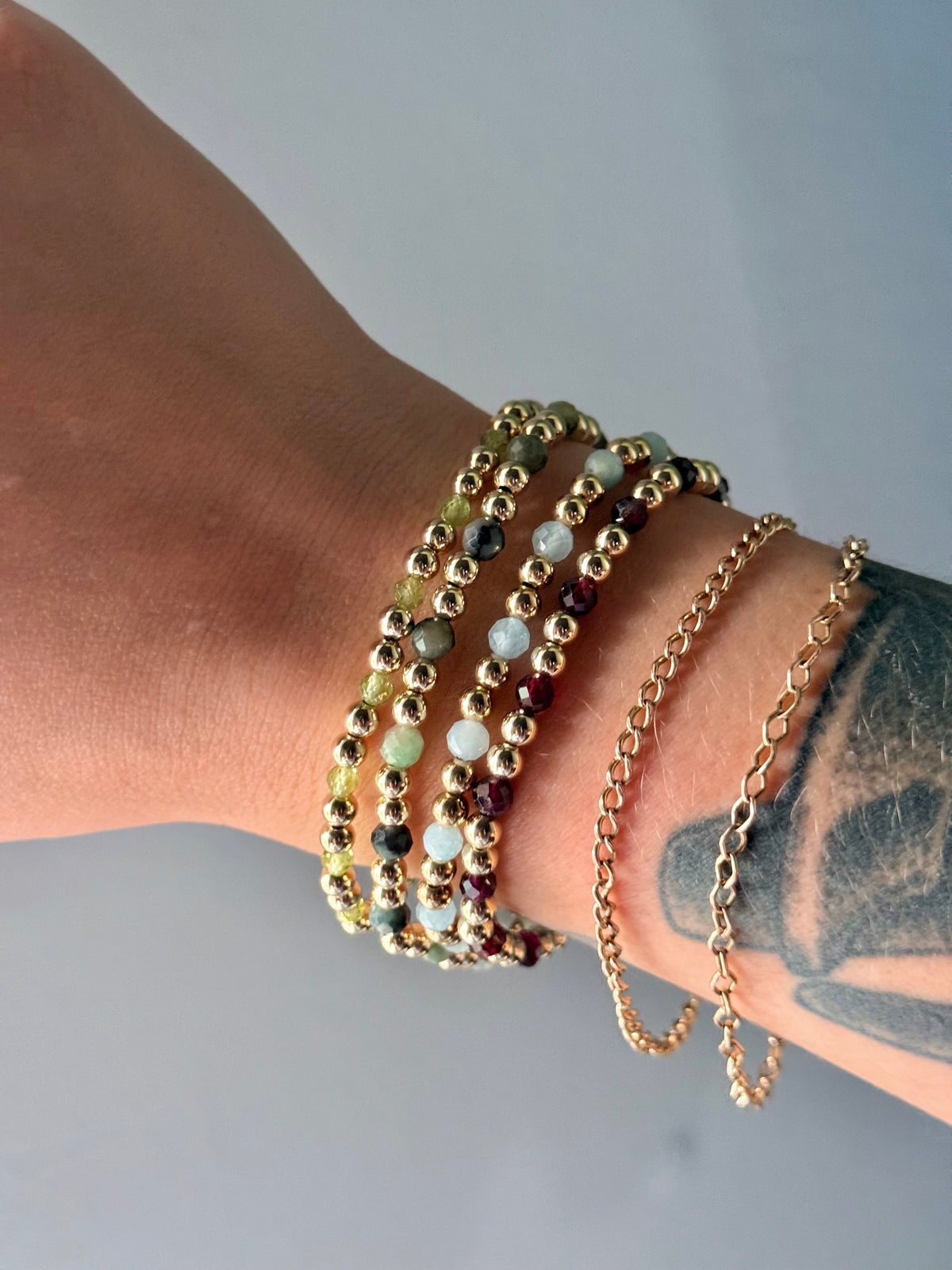 Peridot Bracelet - August Birthstone