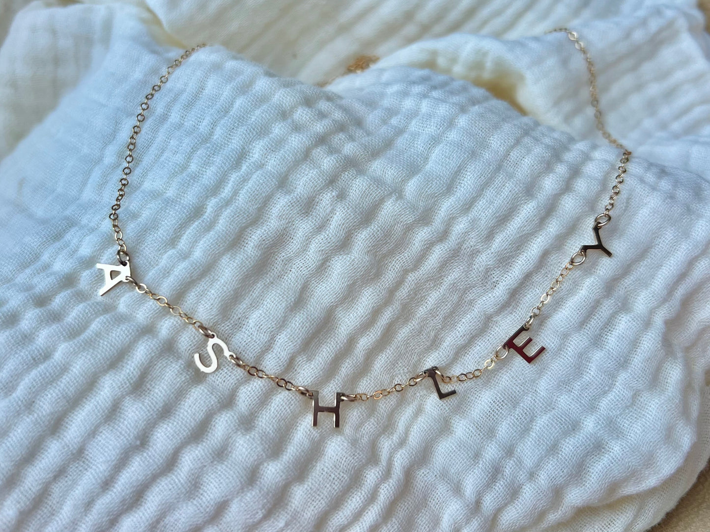 Letter Stationary Necklace