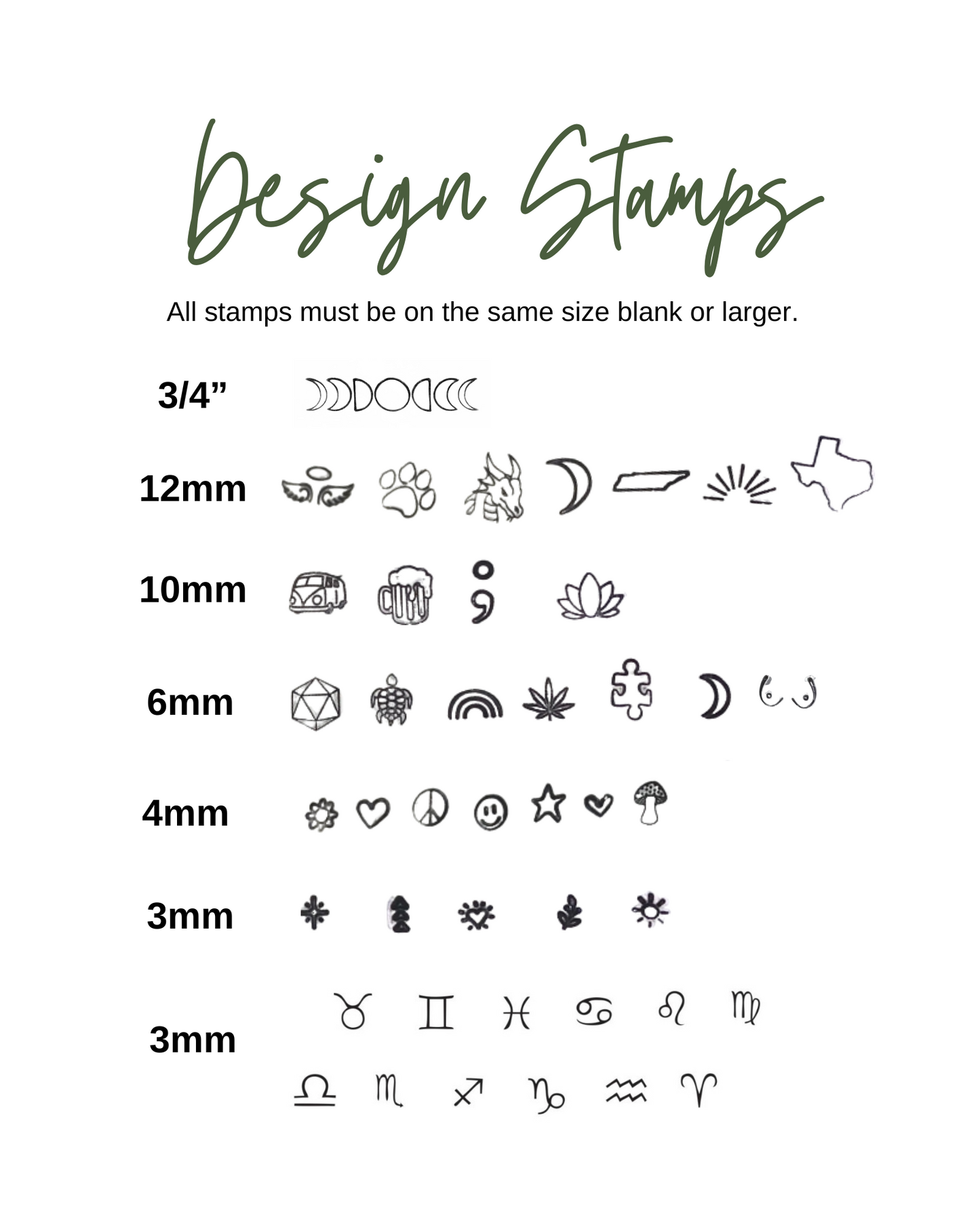 Small Circle Disc Add On Charm