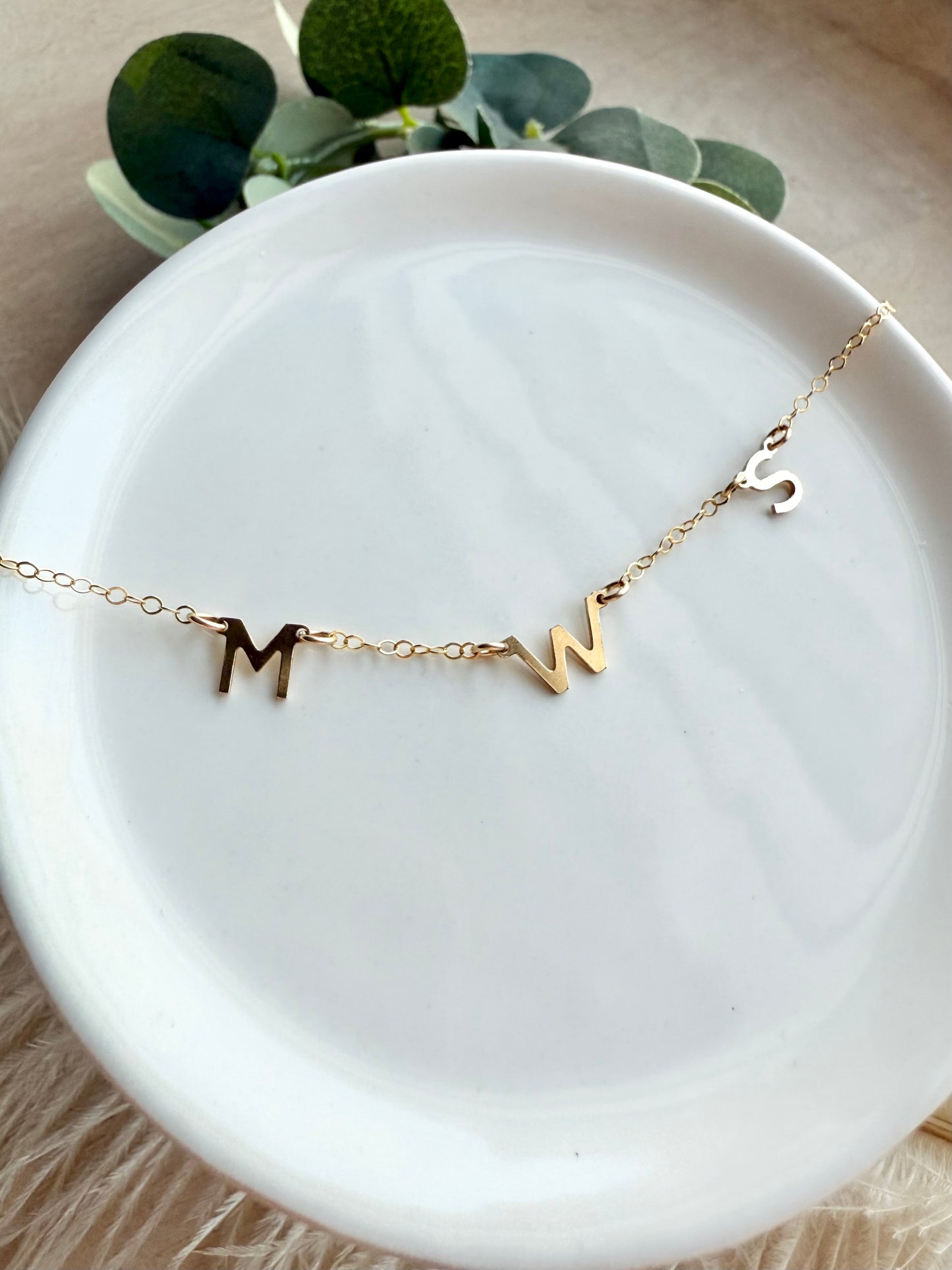 Letter Stationary Necklace