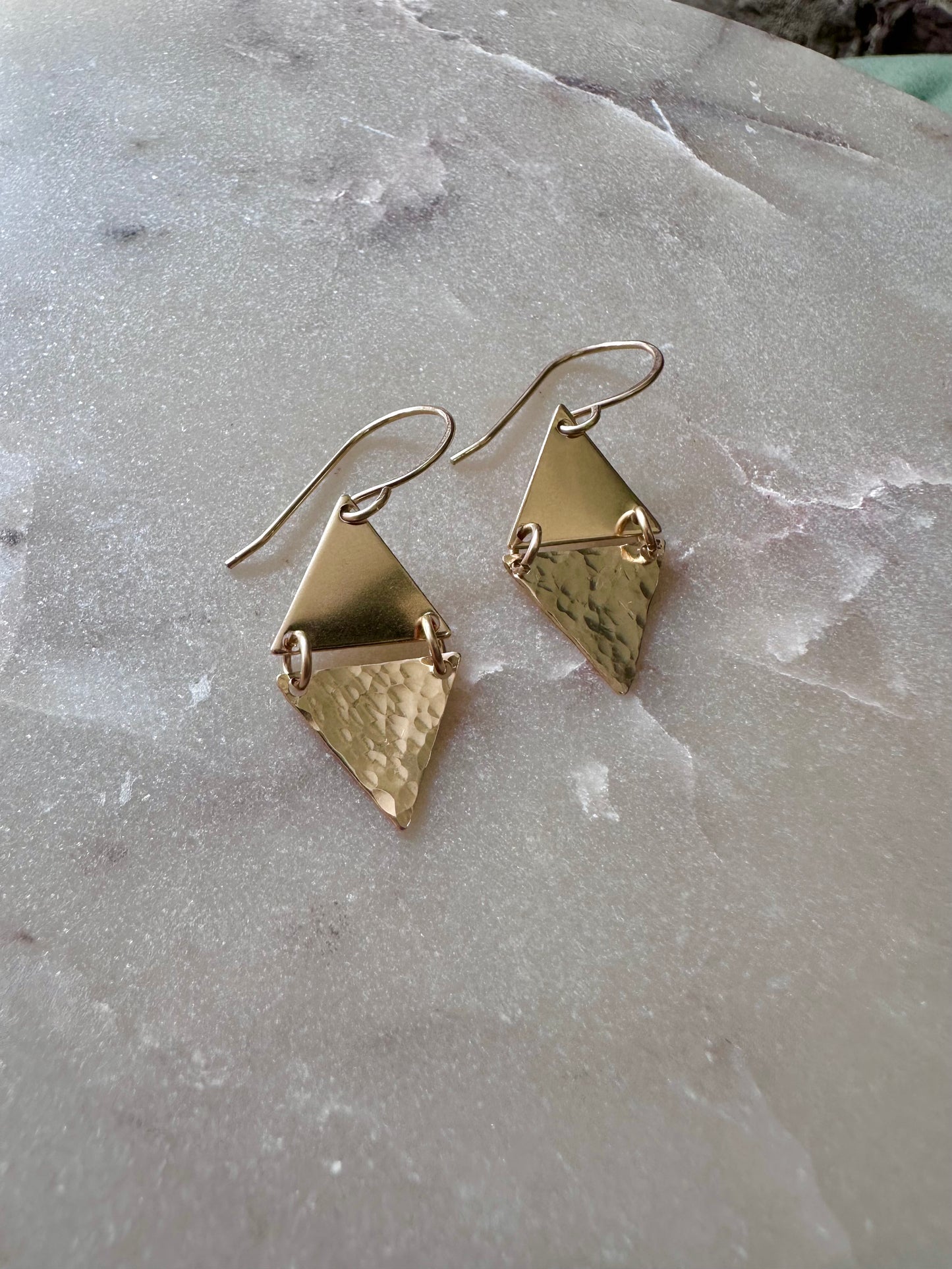 Triangle Dangle earrings
