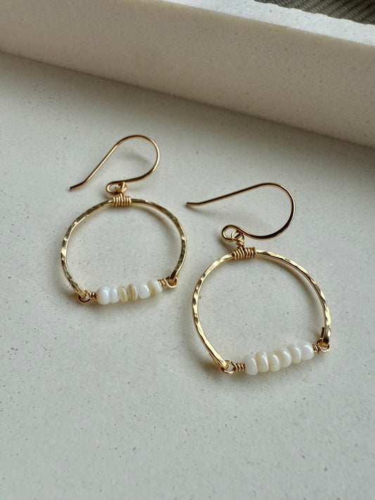 Sandbar Hoop Earrings