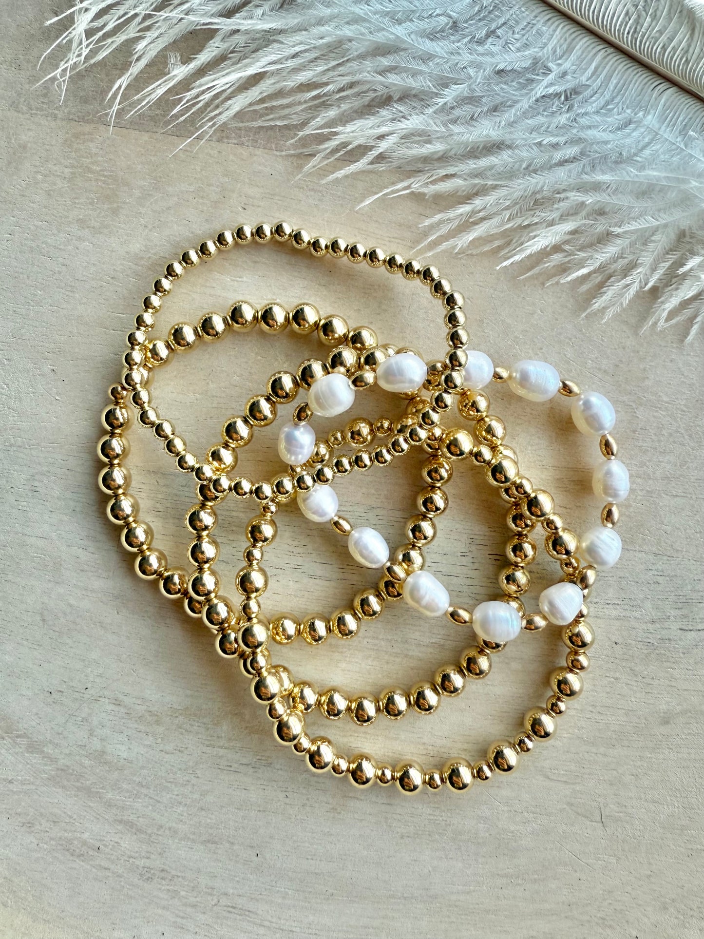 Bubble Metal Beaded Bracelet