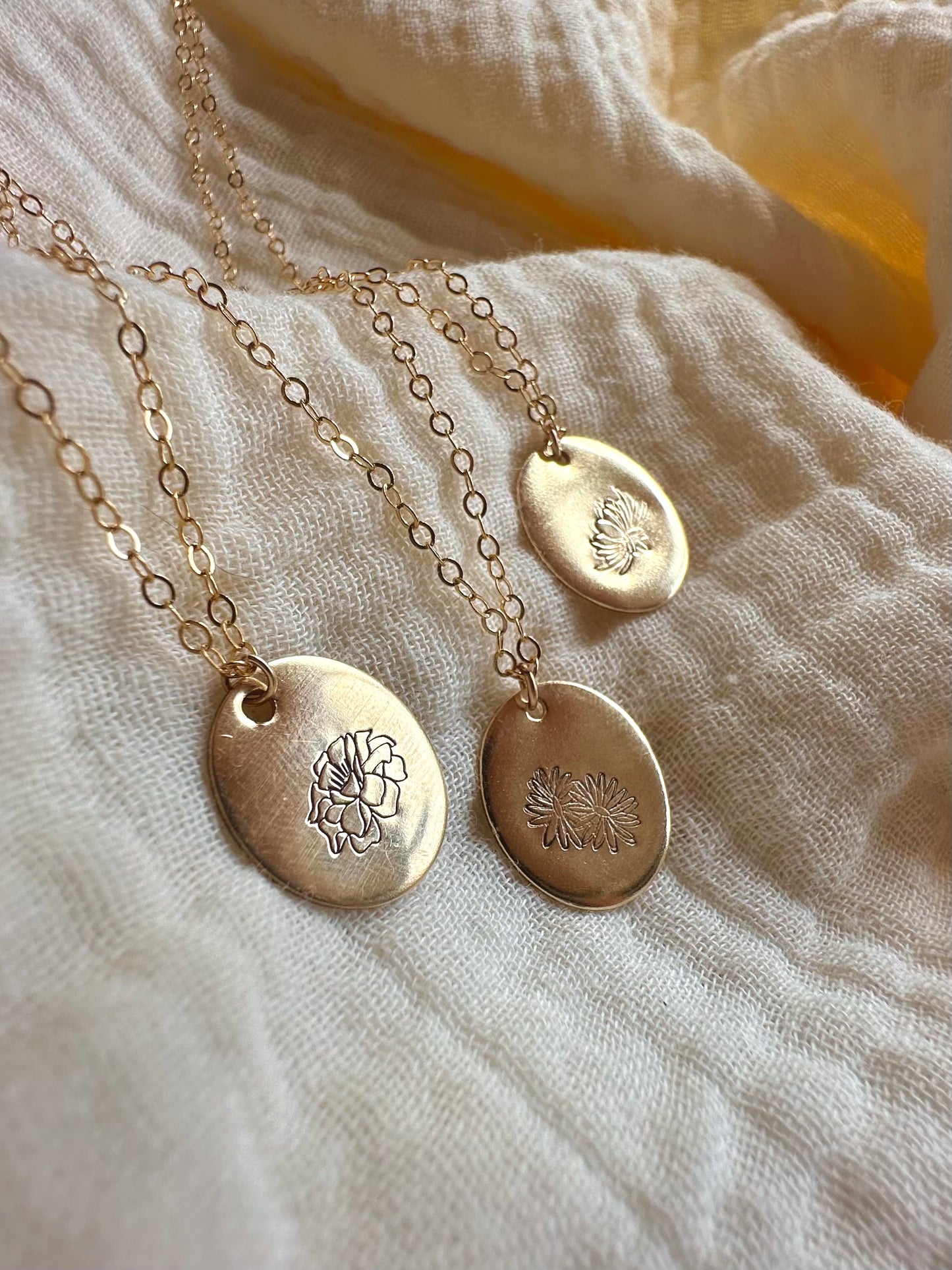 Birth Flower Necklace