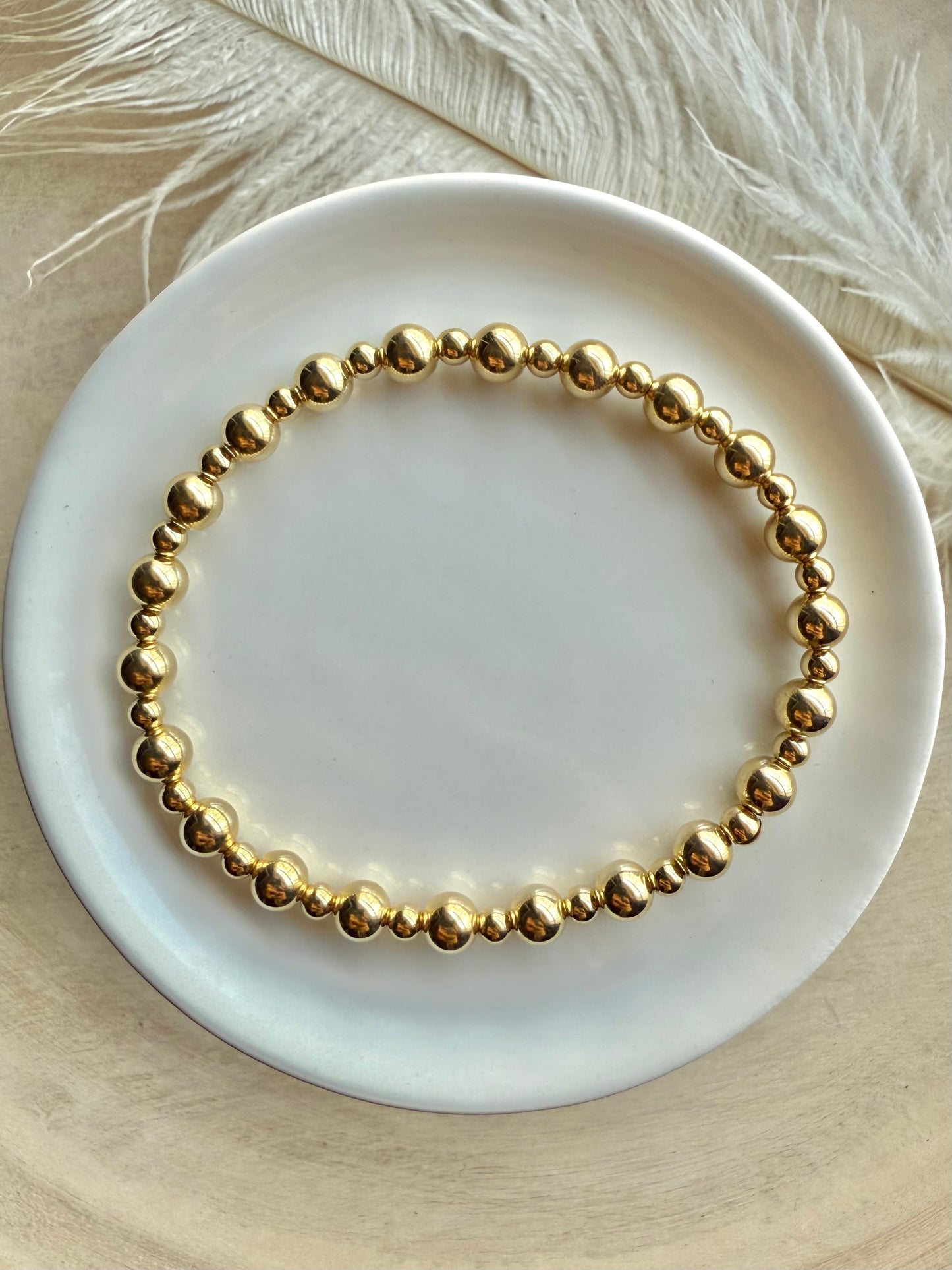 Bubble Metal Beaded Bracelet