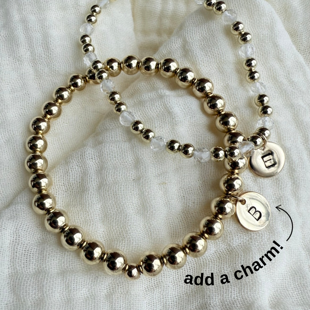 Classic 6mm Metal Beaded Bracelet