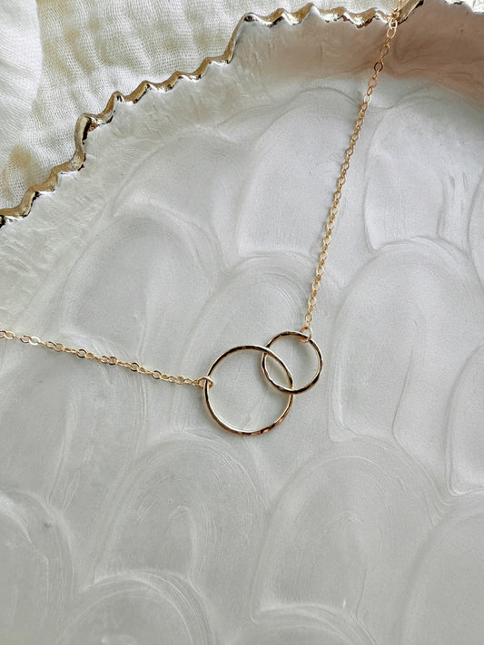 Double Circle Necklace
