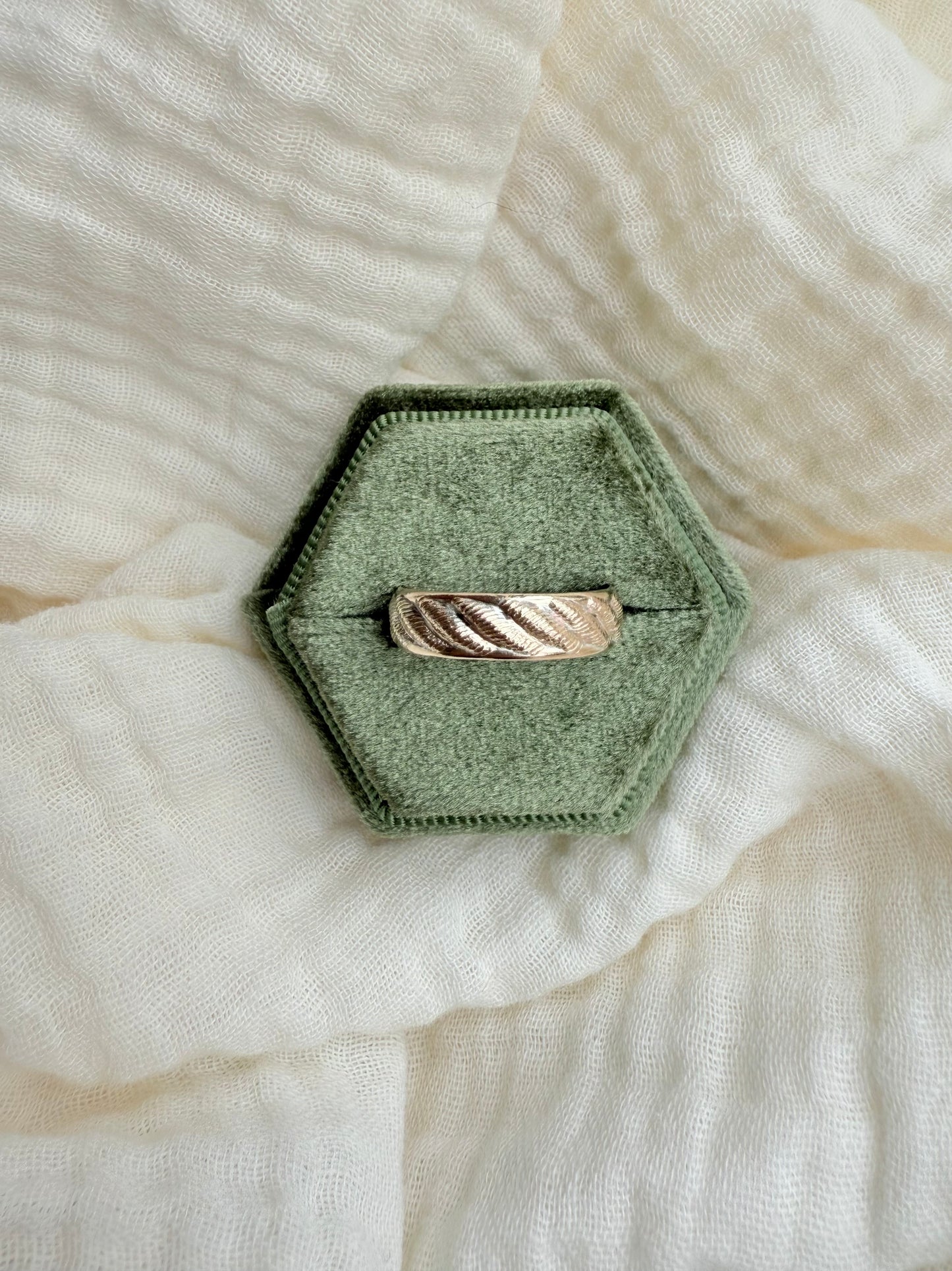 Thick Decorative Gold Ring