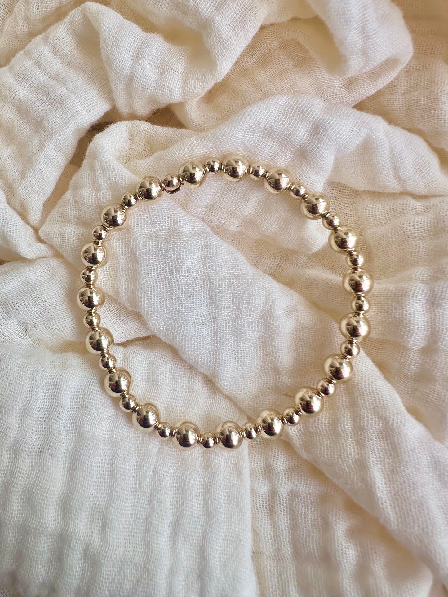 Bubble Metal Beaded Bracelet