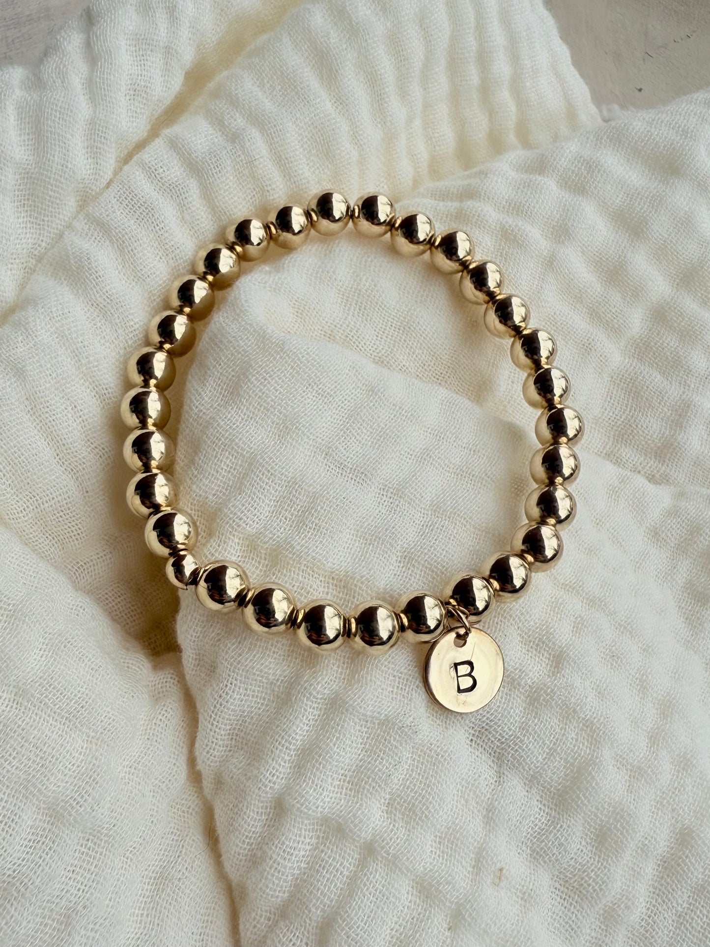 Classic 6mm Metal Beaded Bracelet