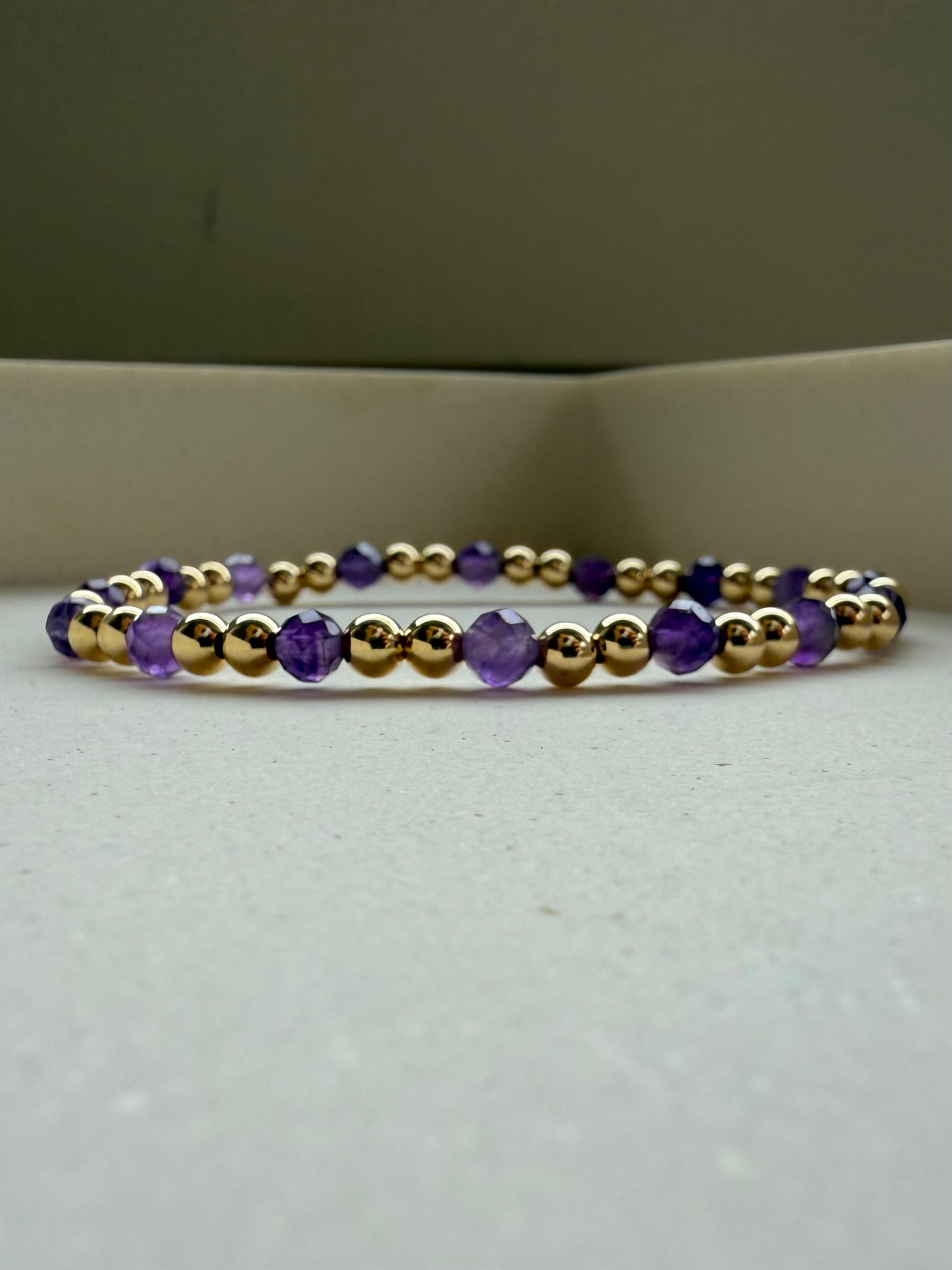 Amethyst Bracelet - February Birthstone