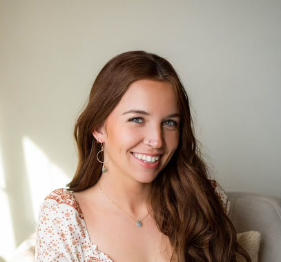 Labradorite Hoop Earrings