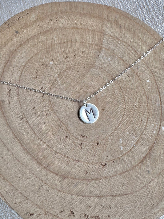Large Initial Necklace