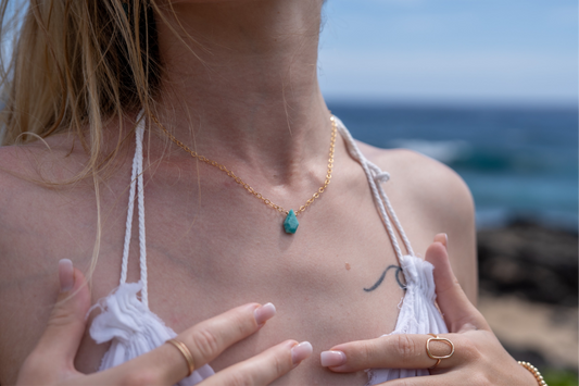 Amazonite Lorde Necklace