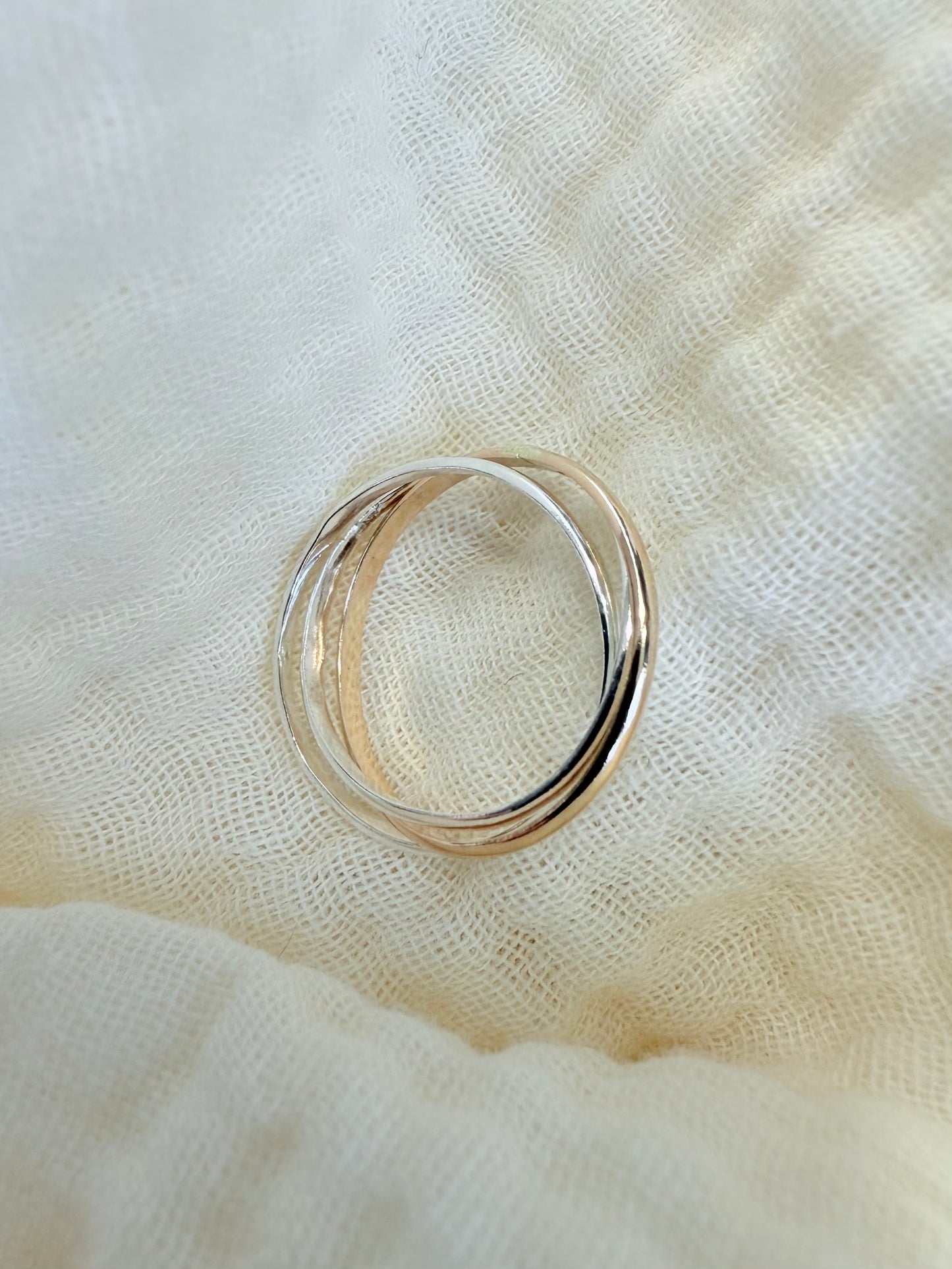 Fidget Triple Band Ring