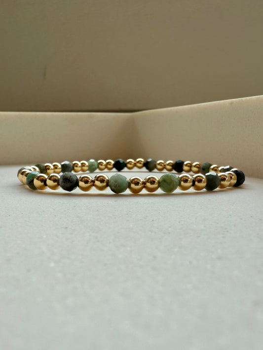 Emerald Bracelet - May Birthstone