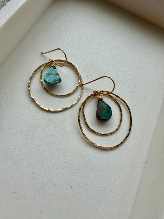 Shorebreak Double Hoop Earrings