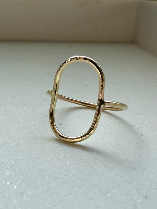 Oval Minimalist Ring