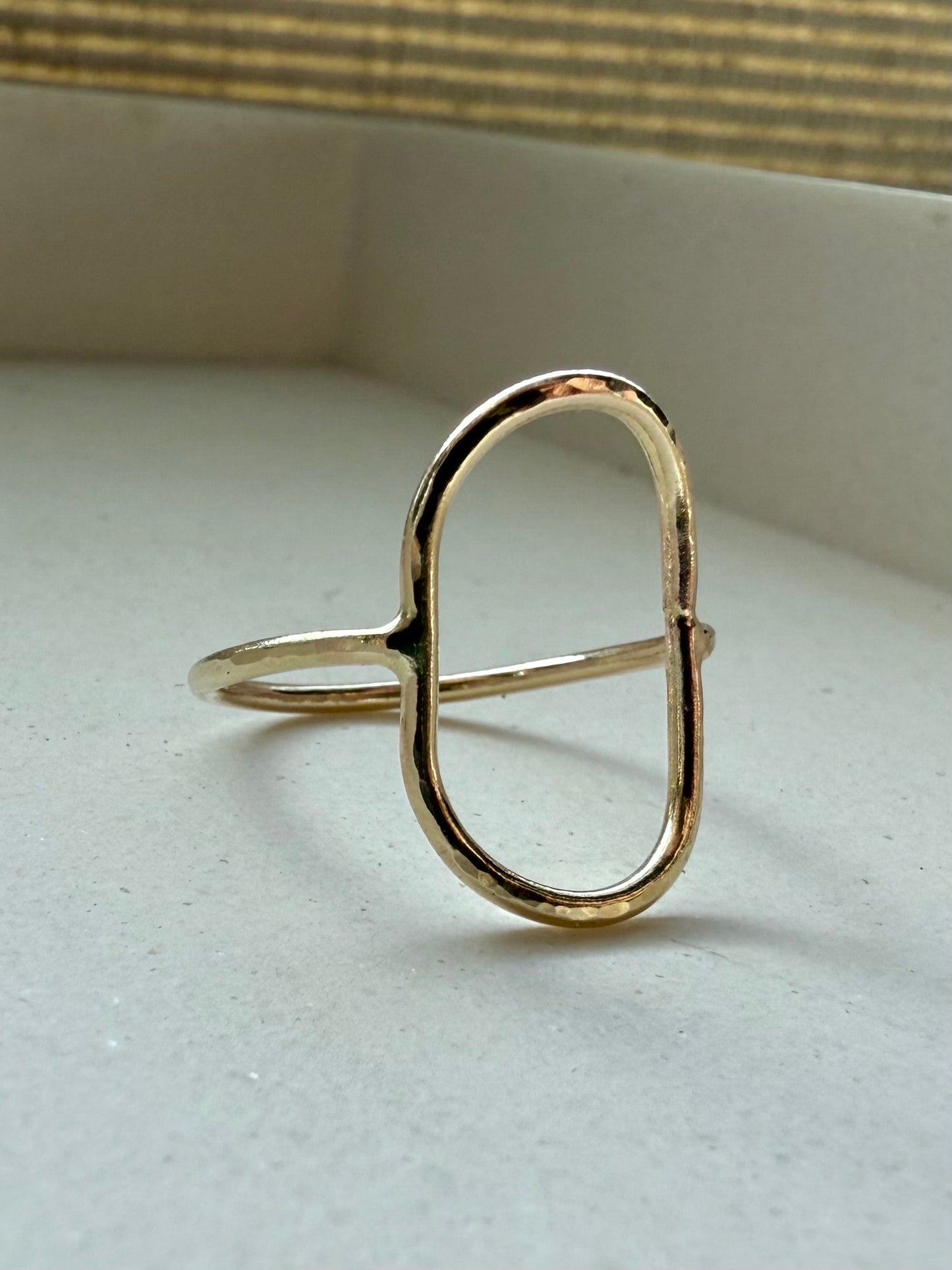 Oval Minimalist Ring