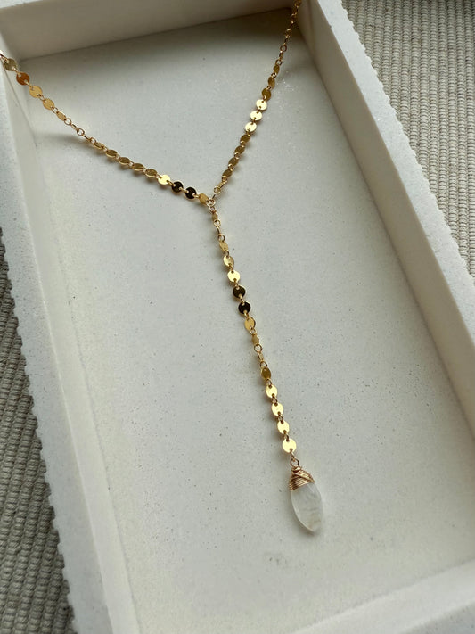Luna Lariat Necklace