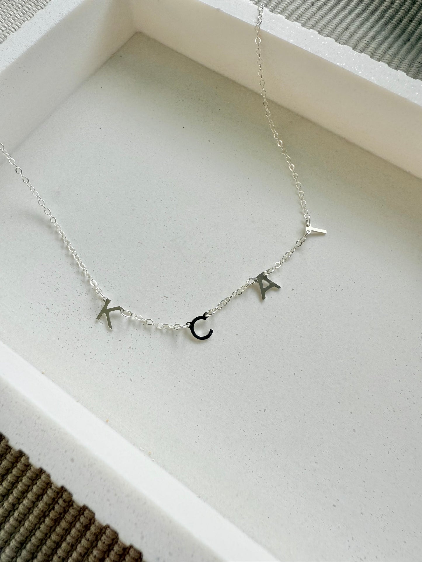 Letter Stationary Necklace