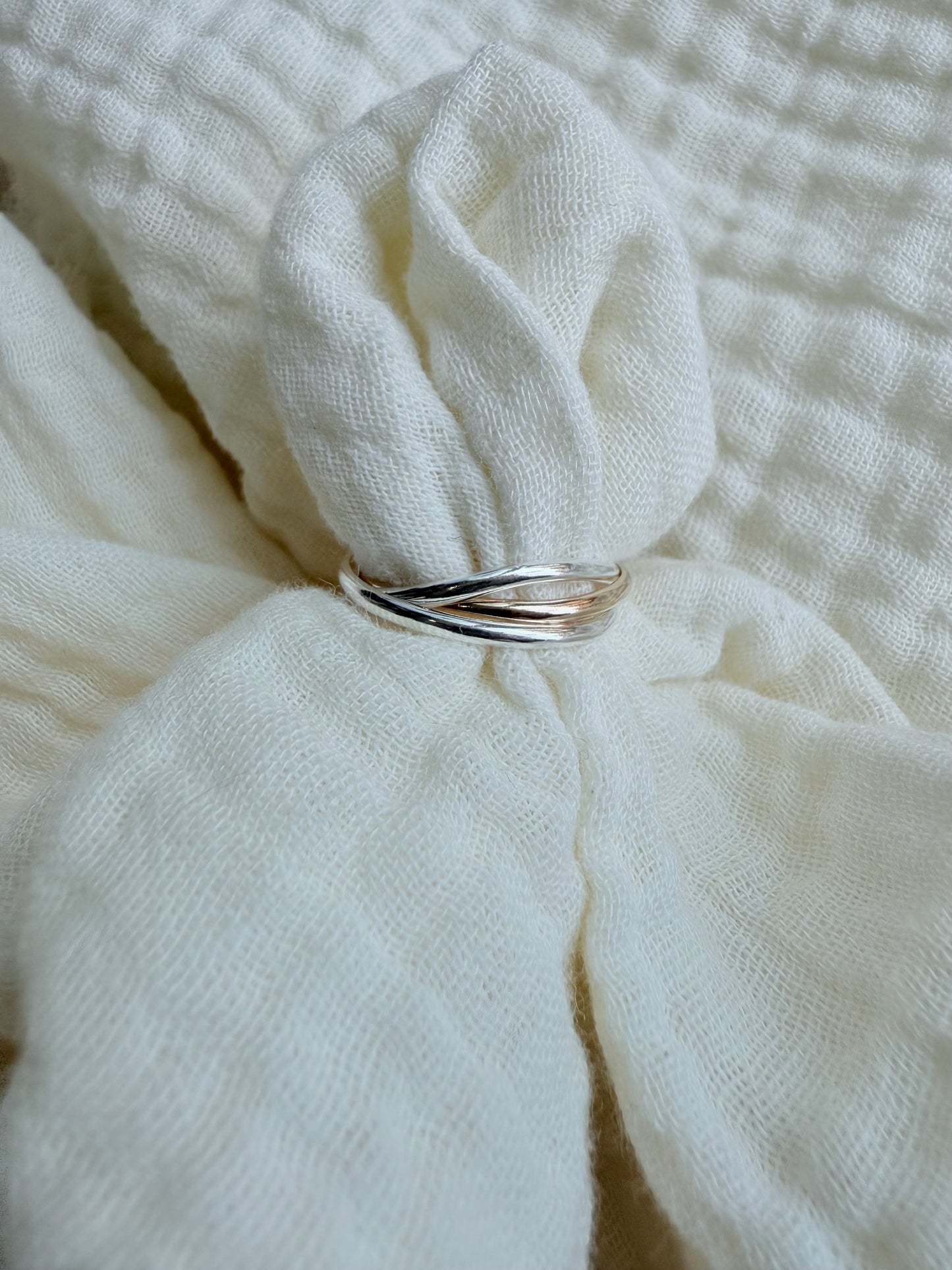 Fidget Triple Band Ring