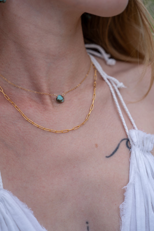 Copper Turquoise Necklace