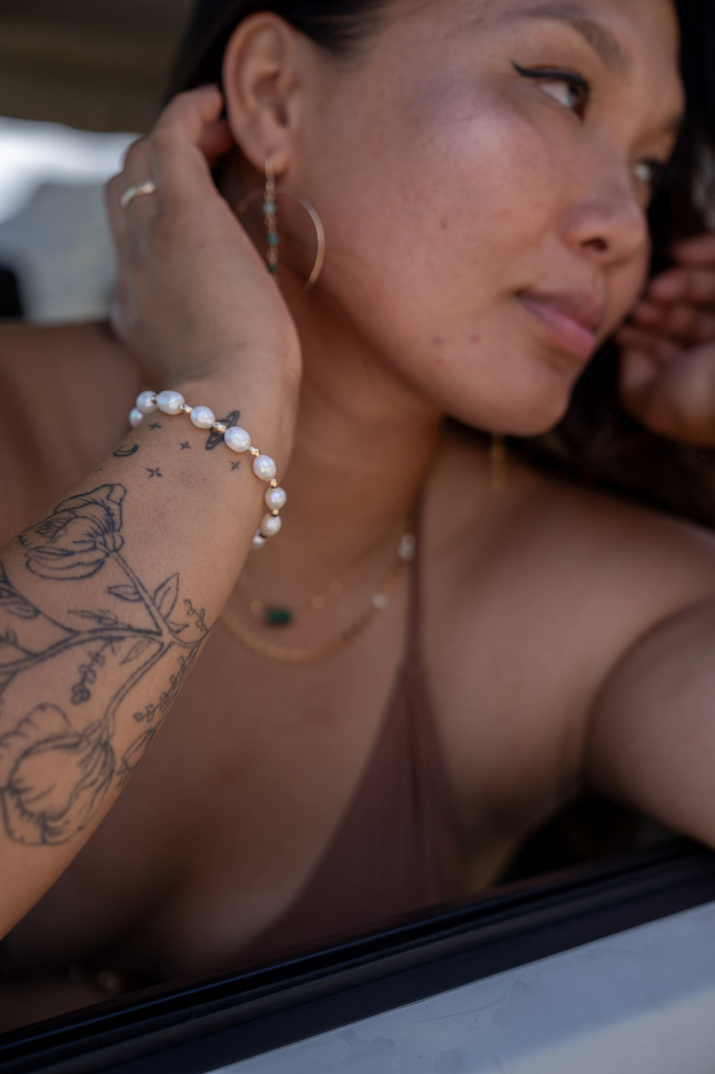 Pearls & Gold Bracelet