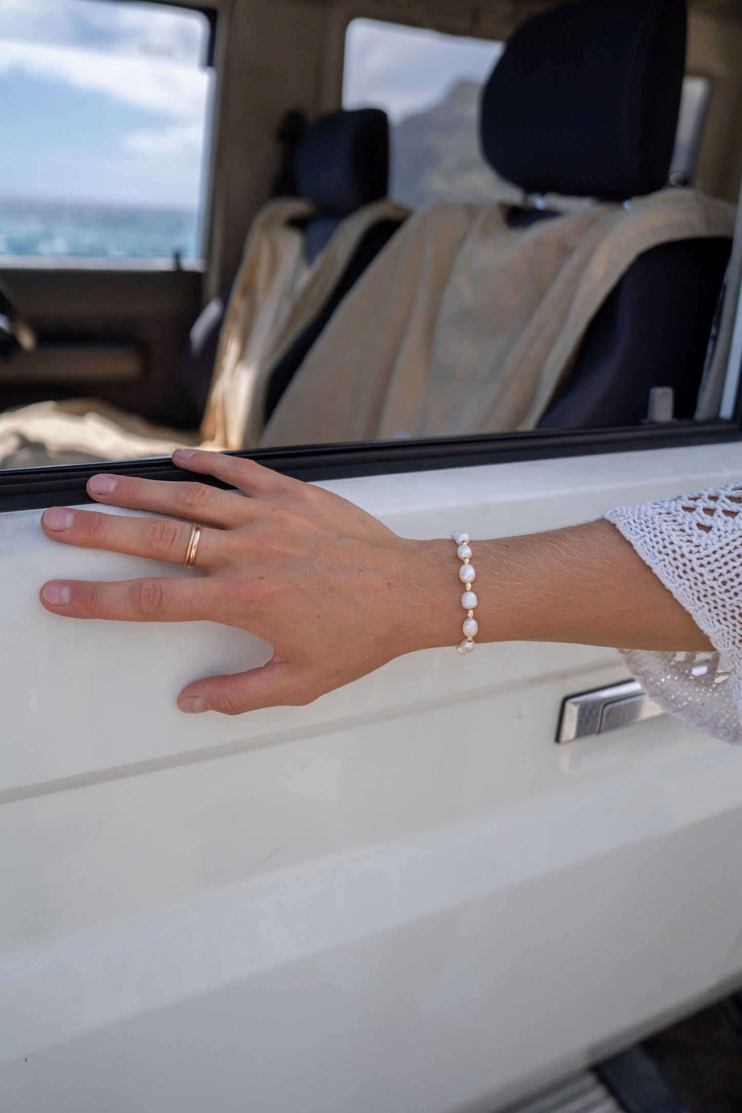 Pearls & Gold Bracelet