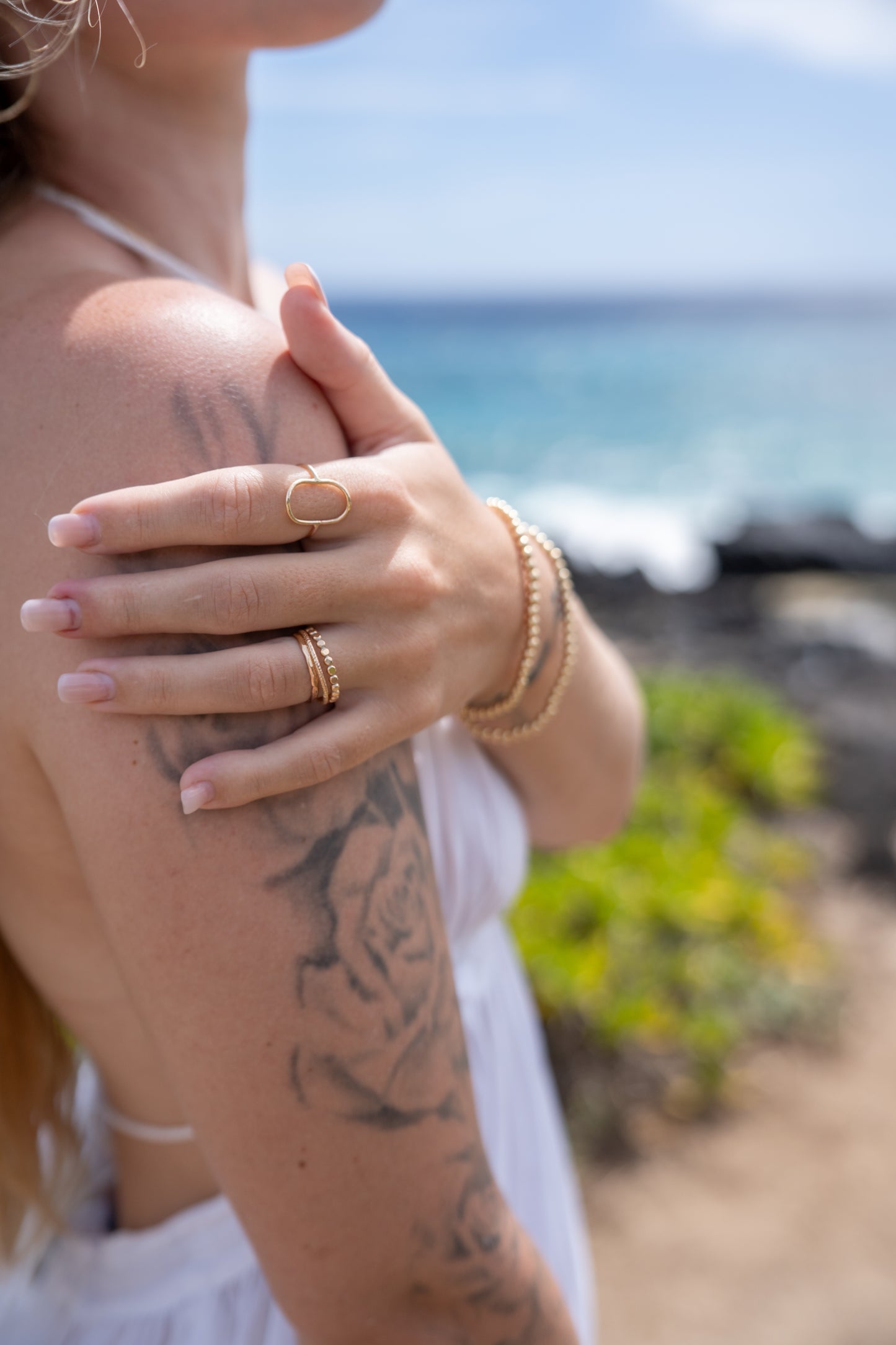 Oval Minimalist Ring