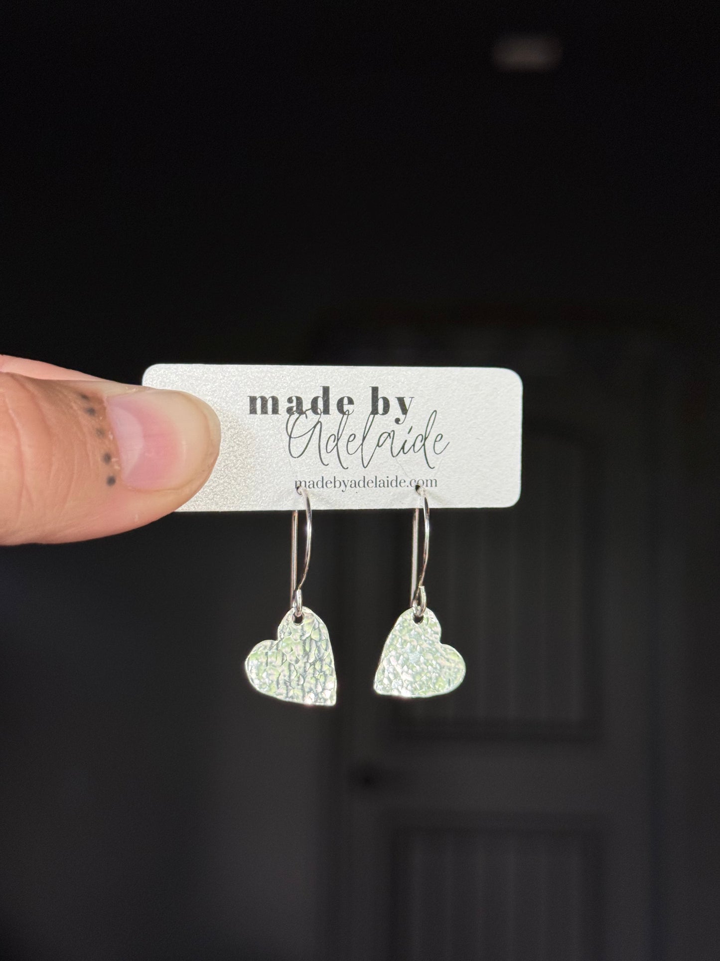 Heart Dangle Earrings