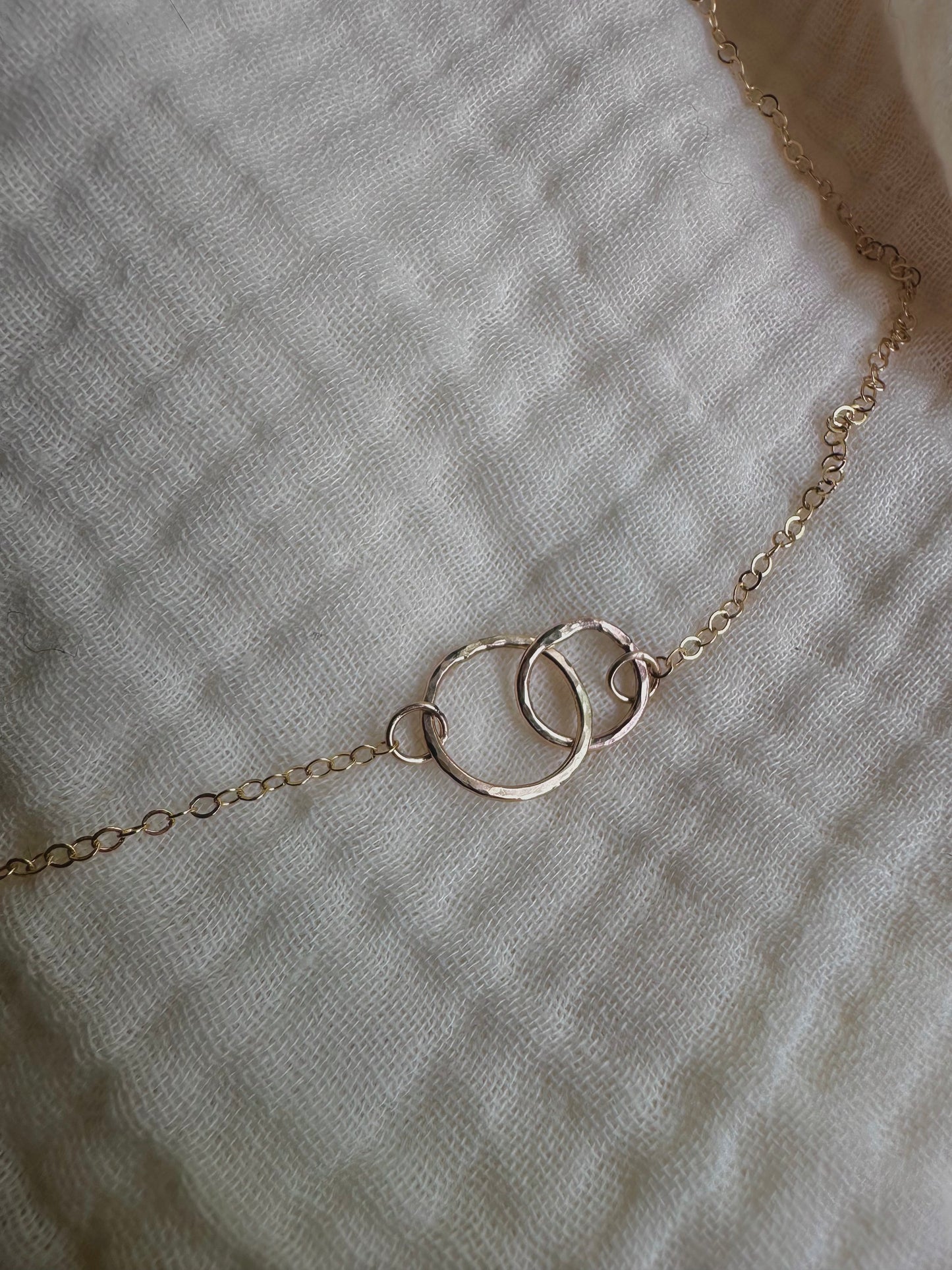 Double Circle Necklace
