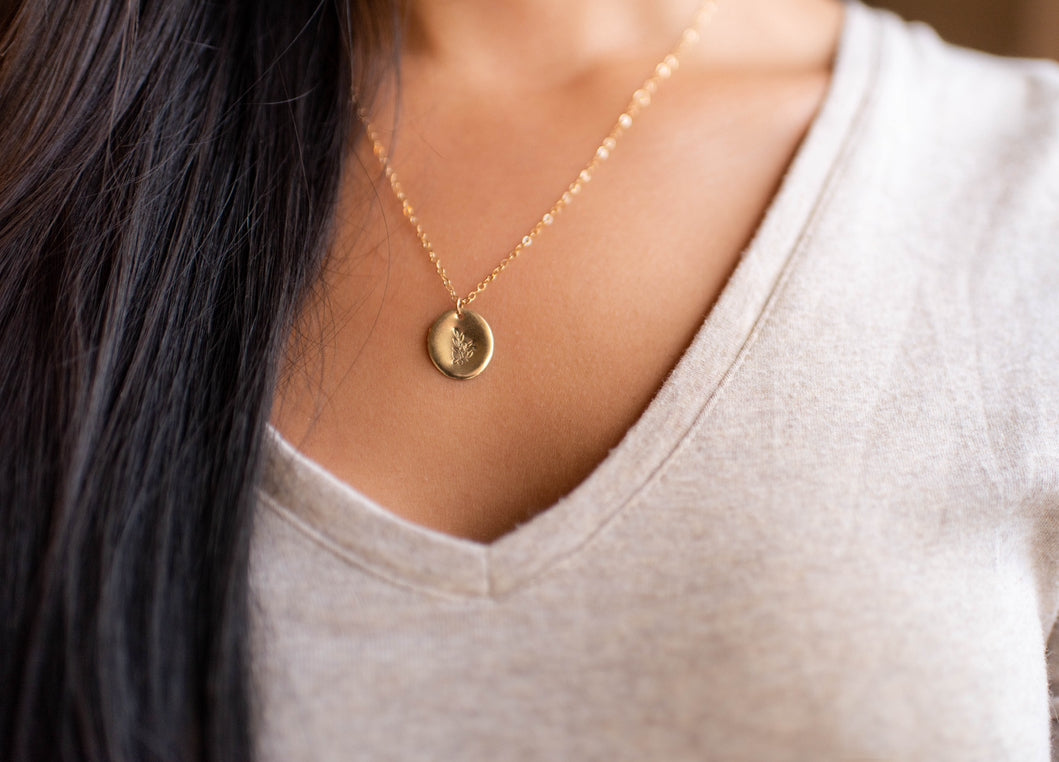 Birth Flower Necklace