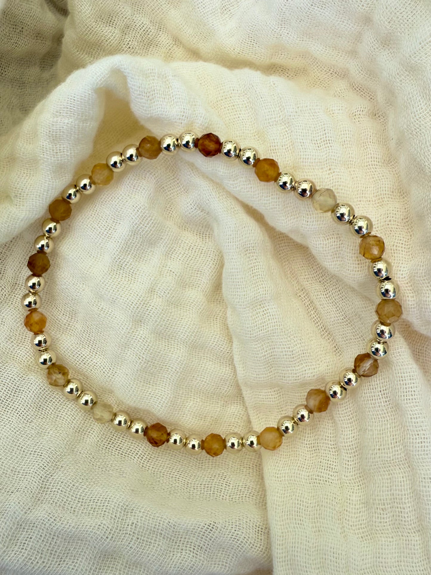 Citrine Bracelet - November Birthstone