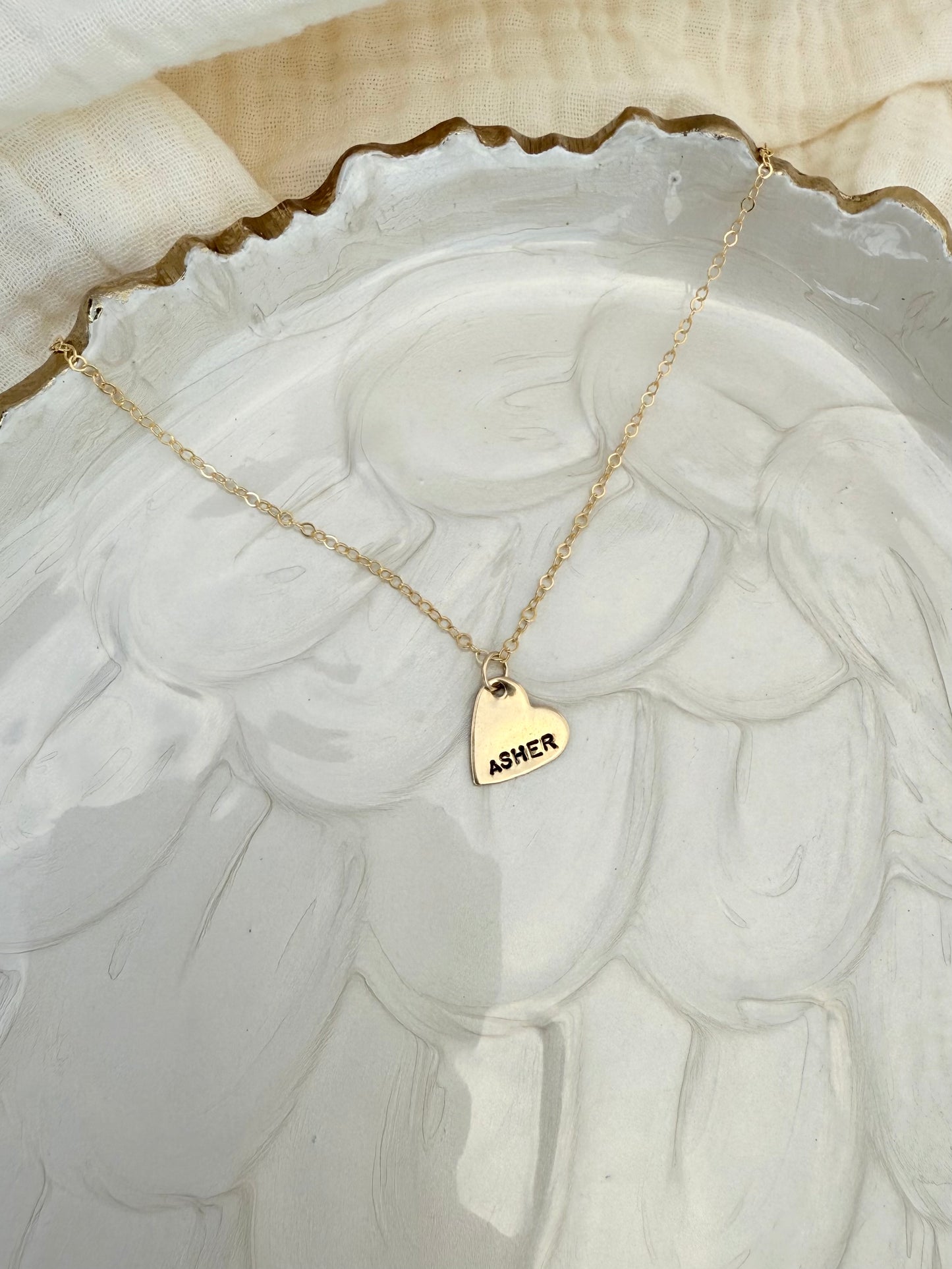 Heart Name Necklace