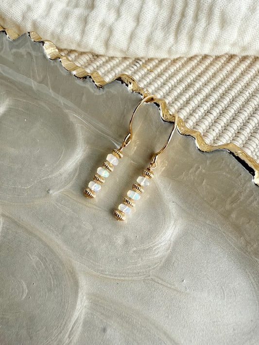 Ethiopian Opal Earrings