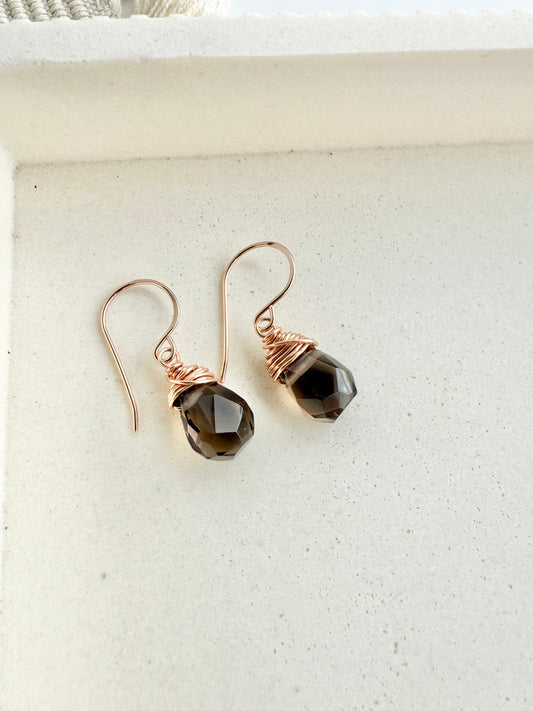 Smokey Quartz Earrings