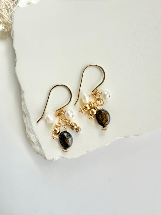 Bronzite Earrings