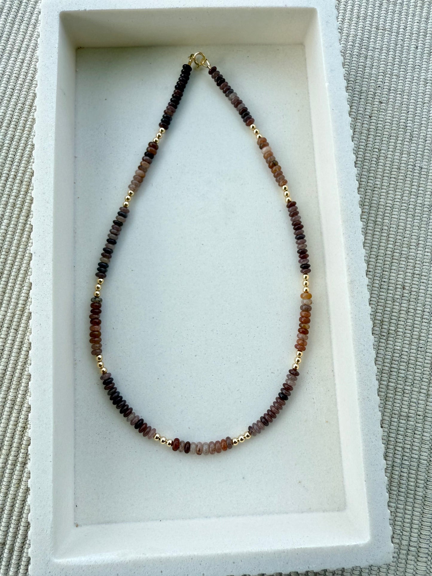 Purple Aventurine Beaded Necklace