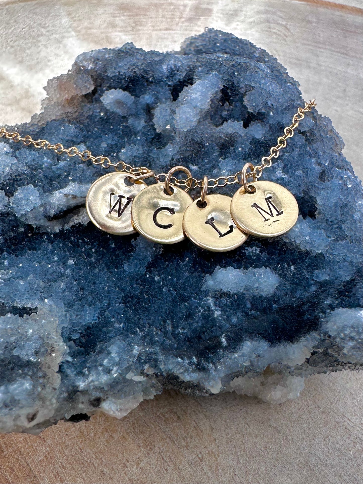 Multiple Initial Necklace