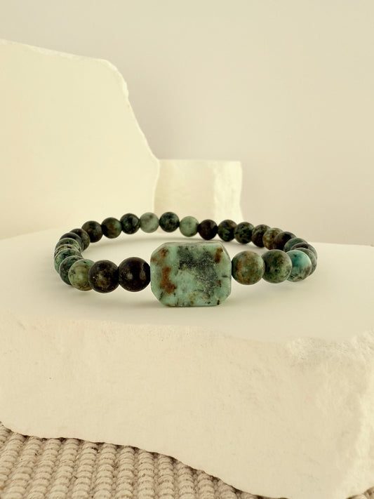 African Turquoise Bracelet