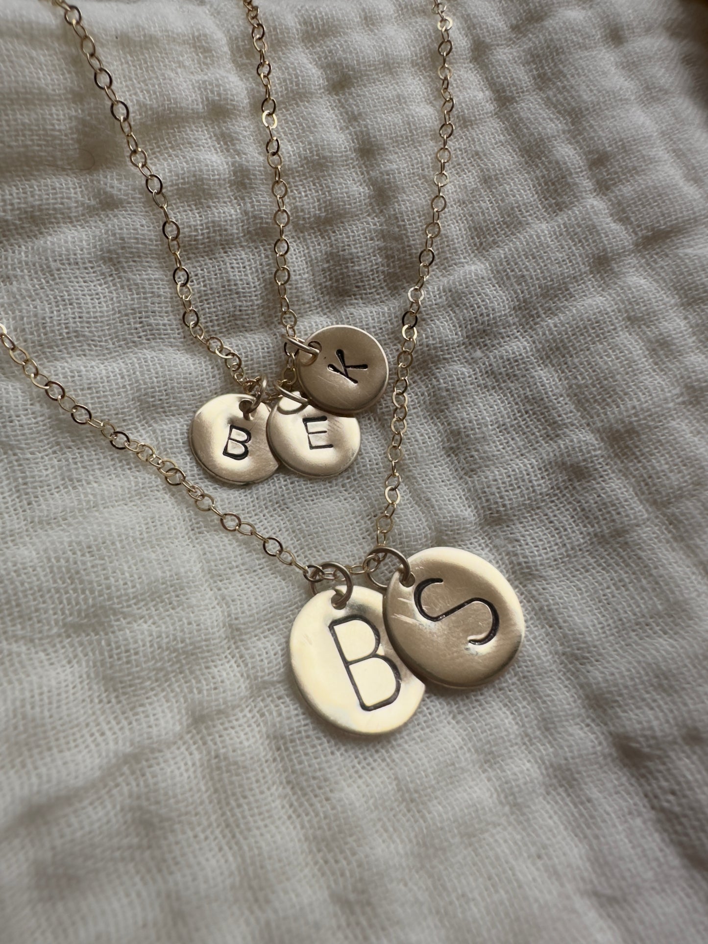 Multiple Initial Necklace