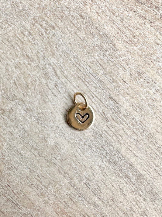 X-Small Circle Disc Add On Charm