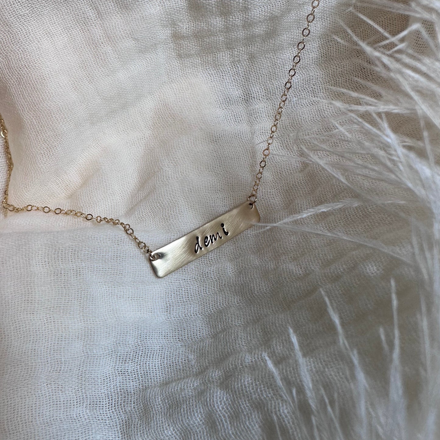 Small Bar Necklace