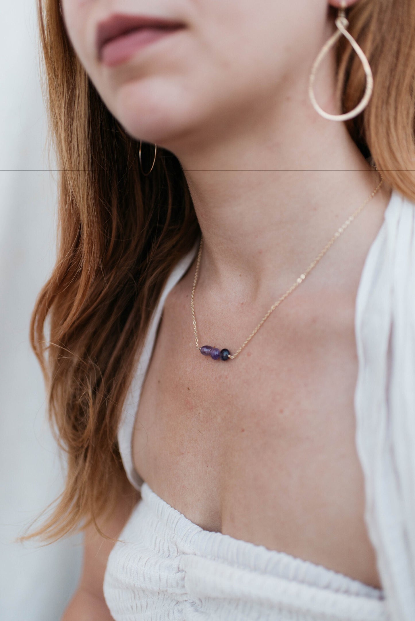 Amethyst Nugget Necklace