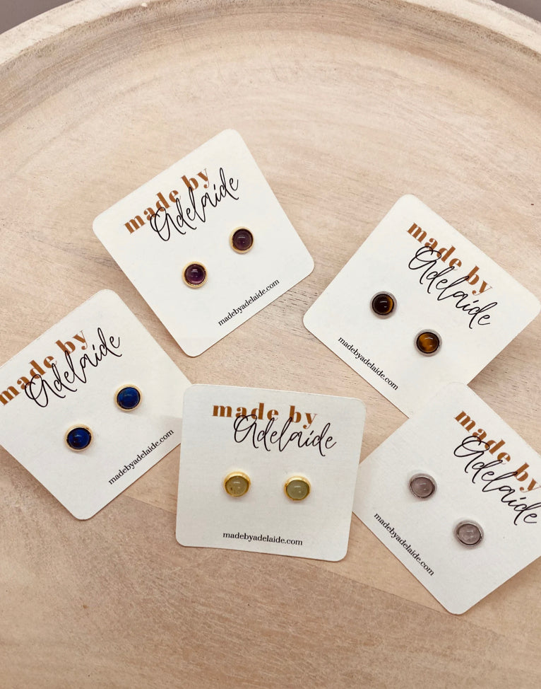 Gemstone Studs